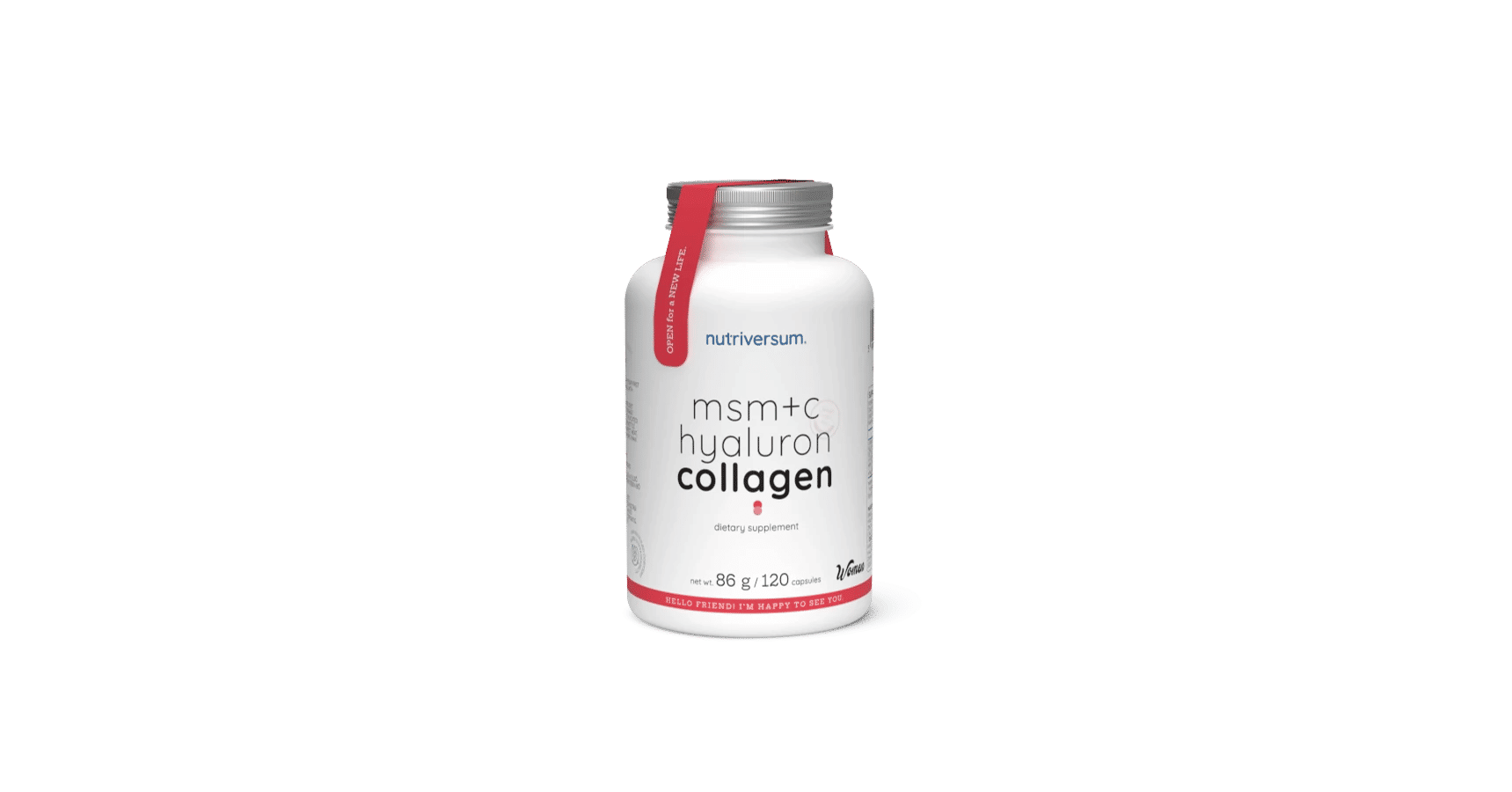 MSM+C Hyaluron Kollagen - 120 Kapseln - Nutriversum - 14,04EUR