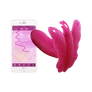 Imagine 1/2 - Realov Lydia - okos pillangó vibrátor (pink) - okostelefonról irányítható