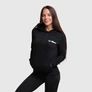 Kép 1/3 - PRO Hoodie fekete női pulóver - (M) - GymBeam - 