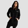 Bild 3/5 - Limitless Longline női kapucnis pulóver fekete - (M) - GymBeam - 