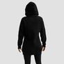 Bild 4/5 - Limitless Longline női kapucnis pulóver fekete - (M) - GymBeam - 