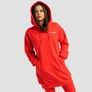 Imagine 2/5 - Limitless Longline női kapucnis pulóver tűzpiros - (M) - GymBeam - 