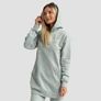 Obraz % s -Limitless Longline női kapucnis pulóver eukaliptusz - (M) - GymBeam - 