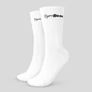 Kép 2/2 - 3/4 Socks 3Pack zokni fehér - (XL/XXL) - GymBeam - 