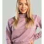 Imagine 2/4 - Essential High-Neck Mauve női pulóver - (L) - STRIX - 