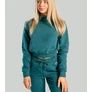 Kép 2/5 - Essential High-Neck Deep Teal női pulóver - (M) - STRIX - 