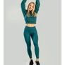 Imagine 5/5 - Essential High-Neck Deep Teal női pulóver - (M) - STRIX - 