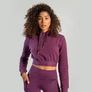 Kép 1/5 - Essential Cropped Plum női kapucnis pulóver - (M) - STRIX - 