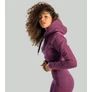 Imagine 4/5 - Essential Cropped Plum női kapucnis pulóver - (M) - STRIX - 