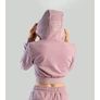 Imagine 3/5 - Essential Cropped Mauve női kapucnis pulóver - (M) - STRIX - 