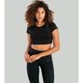 Kép 4/5 - Essential Black női croptop haspóló - (M) - STRIX - 