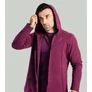 Kép 2/5 - Kapucnis kardigán Plum - (XL) - STRIX - 