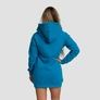 Imagine 3/5 - Limitless Longline női kapucnis pulóver akvamarin - (M) - GymBeam - 