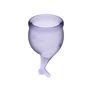 Kép 3/4 - Menstruációs kehely szett - Feel Secure - lila - 2db - 