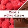 Kép 2/2 - Csokis málna dzsem - 190 ml - Tündérnektár - 