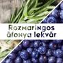 Kép 2/2 - Rozmaringos áfonya lekvár - 190 ml - Tündérnektár - 