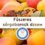 Kép 2/2 - Fűszeres sárgabarack dzsem - cukorbetegeknek - 190 ml - Tündérnektár - 