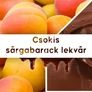 Kép 2/2 - Csokis sárgabarack lekvár - 190 ml - Tündérnektár - 