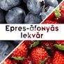 Kép 2/2 - Epres-áfonyás lekvár - 190 ml - Tündérnektár - 