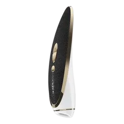 Satisfyer Luxury Pret-a-porter - vibráló csiklóizgató (fekete-fehér)