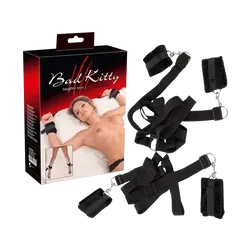 Bad Kitty Bed Shackles - minőségi bilincs BDSM játékokhoz