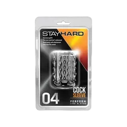 Stay Hard Cock Sleeve 04 Clear - elősegíti a merevedés fenntartását