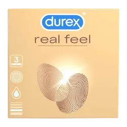 Durex RealFeel óvszer (3db) - latexmentes óvszer