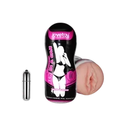 Sex In A Can -Vibrating Vagina Tunnel 1 - Lovetoy - 