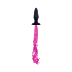 Unicorn Tails Pink - záróizom tágító, lazító eszköz, színes lófarokkal