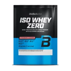 Iso Whey Zero bez laktozy - truskawkowy - 25g - BioTech USA