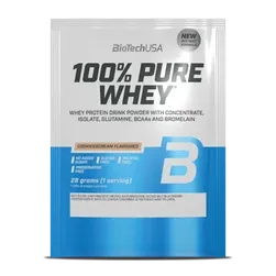 100% Pure Whey pudră de proteine din zer - prăjituri și cremă - 28g - BioTech USA