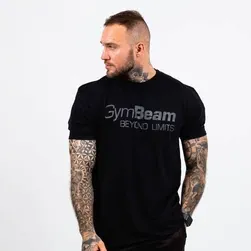 Beyond Limits fekete póló - (XXL) - GymBeam - 