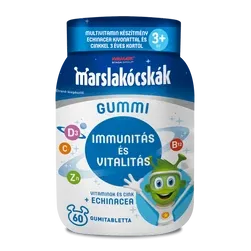 Marslakócskák Gummi Echinaceával - multivitamin echinacea kivonattal és cinkkel - 60 gumitabletta - 