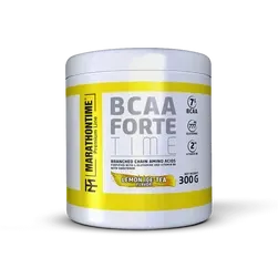BCAA Forte Time cu glutamină și vitamina B6 - 300 g - ceai glacial de lămâie - Marathontime