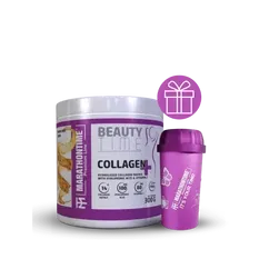 Prémium hidrolizált Kollagén - Hialuronsavval 300 g - passion fruit íz - Marathontime - 