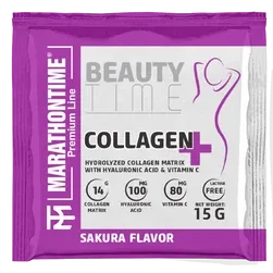 Prémium hidrolizált Kollagén - Hialuronsavval 15 g - sakura - Marathontime