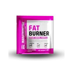 Fatburner Complex băutură pulbere cu l-carnitină, hca, piruvat și vitamine și Stevia - 5 g - lamaie cola - Marathontime
