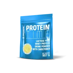 Protein Time - laktázenzimmel dúsított fehérje koncentrátum 907 g - banán joghurt - Marathontime