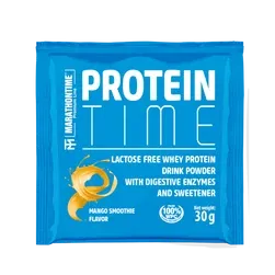 Protein Time - laktázenzimmel dúsított fehérje koncentrátum 30 g - mangó - Marathontime
