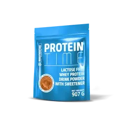 Protein Time - laktázenzimmel dúsított fehérje koncentrátum 907 g - nugát praliné - Marathontime