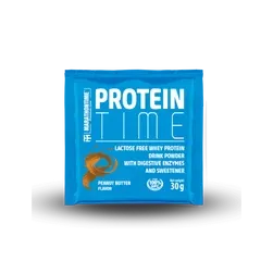 Protein Time Lactate Enriched Protein Peanut Butter Flavour 30 g - - Wzbogacone białko o smaku masła orzechowego. Marathontime