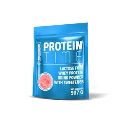 Protein Time Lactate Enriched Protein White Chocolate - Erdbeergeschmack 907 g - Marathontime