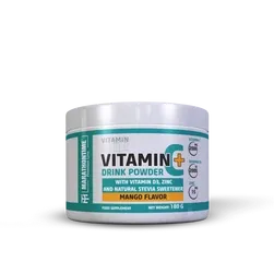 C-Vitamin italpor - D-Vitaminnal Cinkkel és Steviával - 180 g - magnó - Marathontime - 