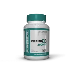 D-Vitamin 2000NE hozzáadott Kálciummal - 60 lágyzselatin - Marathontime - 