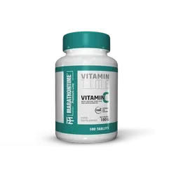 Vitamina C 1000mg - Cu calciu, bioflavonoide și extract de măceșe - 100 comprimat - Marathontime