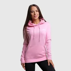 PRO Hoodie Baby Pink női pulóver - (M) - GymBeam - 