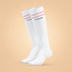 Knee High Socks magasszárú zokni fehér - (M) - BeastPink - 