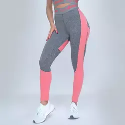Ultrafit Heather Pink női leggings - (L) - GymBeam - 