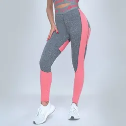 Ultrafit Heather Pink női leggings - (M) - GymBeam - 