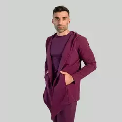 Kapucnis kardigán Plum - (XL) - STRIX - 